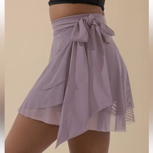 NWT PopFlex Juliet Wrap Skort in Dusty Mauve